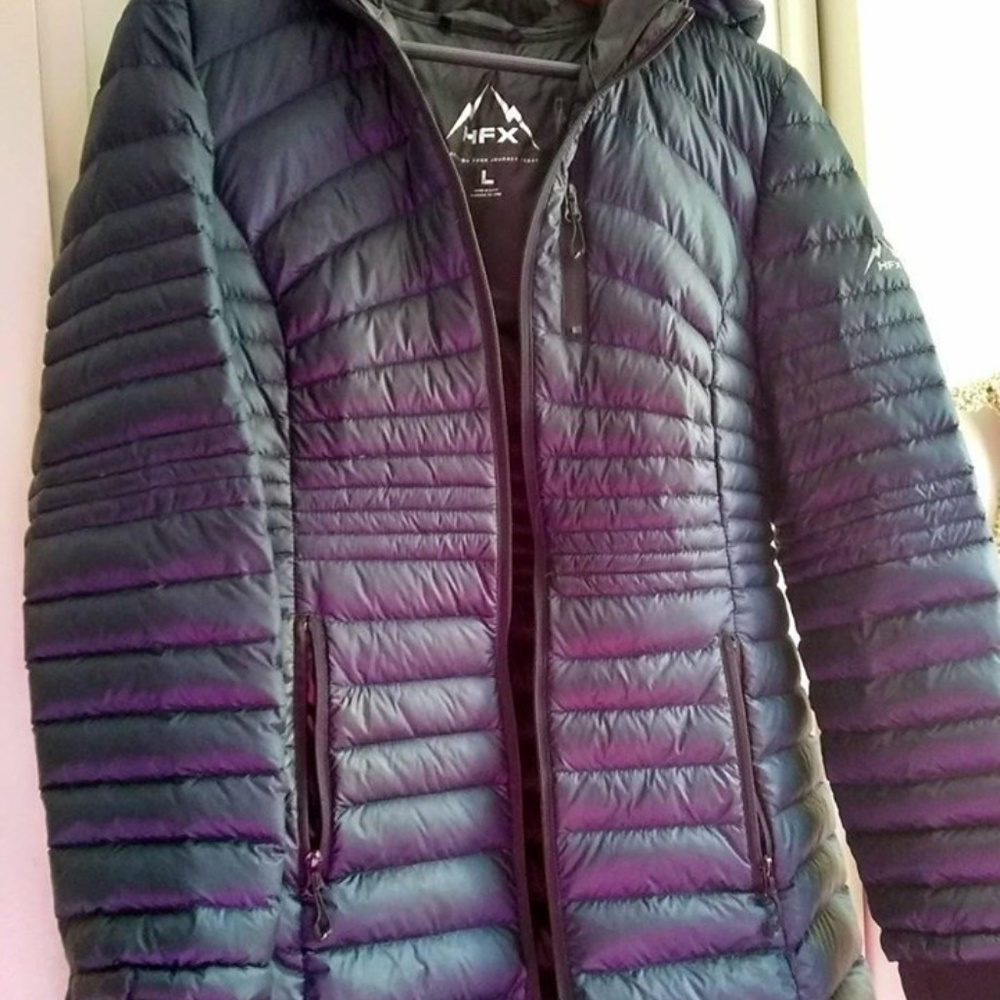 Navy Blue Puffer Jacket HFX